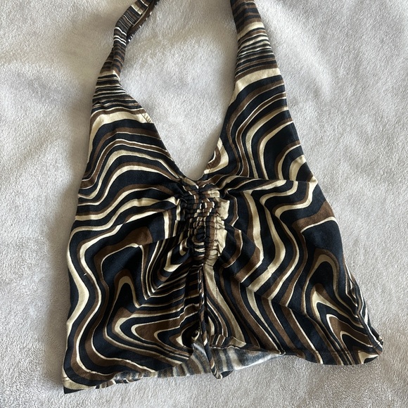 Motel Rocks 70’s style groovy halter top - Picture 2 of 5